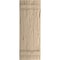 Ekena Millwork Rustic Three Board Joined Board-n-Batten Hand Hewn Faux Wood Shutters, 16 1/2W x 24H, PR SHUBJS16X24HHPR - alternate 18